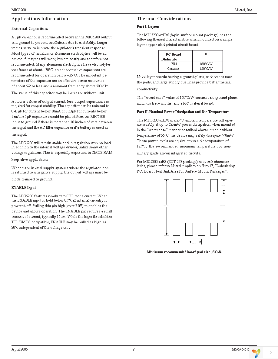 MIC5200-5.0YS TR Page 8